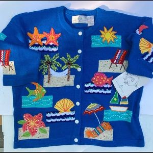 Beach Women’s Cardigan Sweater